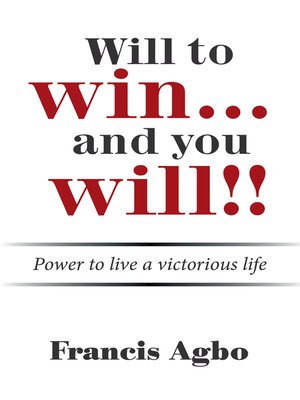 cover image of Will to Win...And You Will!!
